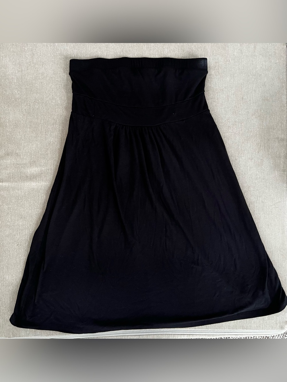 Mossimo Black Strapless A-Line Bandeau Dress